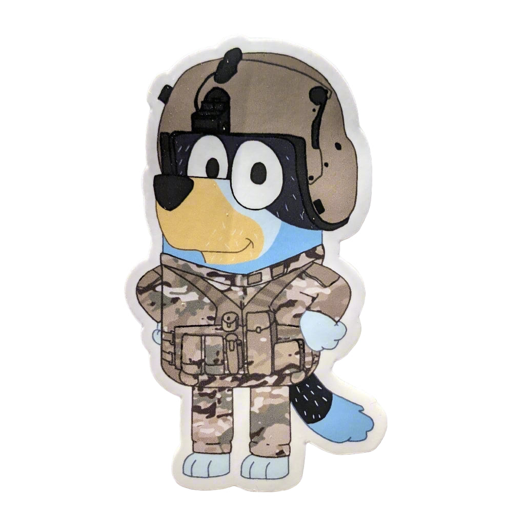 Blue Dog Sticker