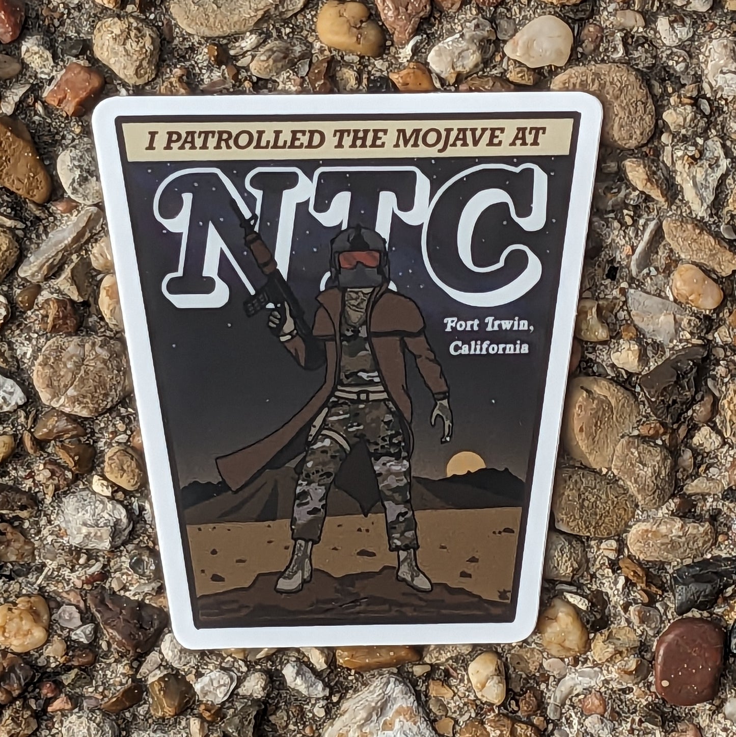 Patrolled the Mojave at NTC sticker