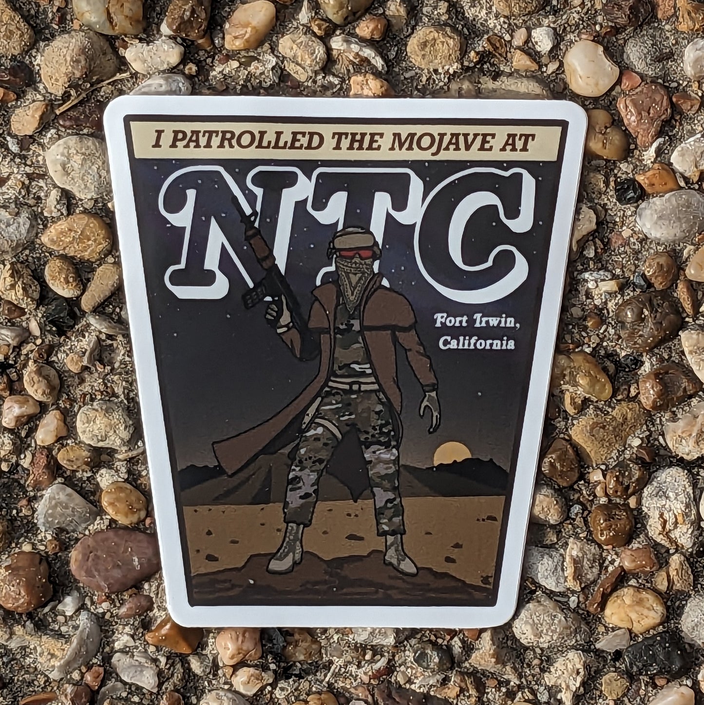 Patrolled the Mojave at NTC sticker