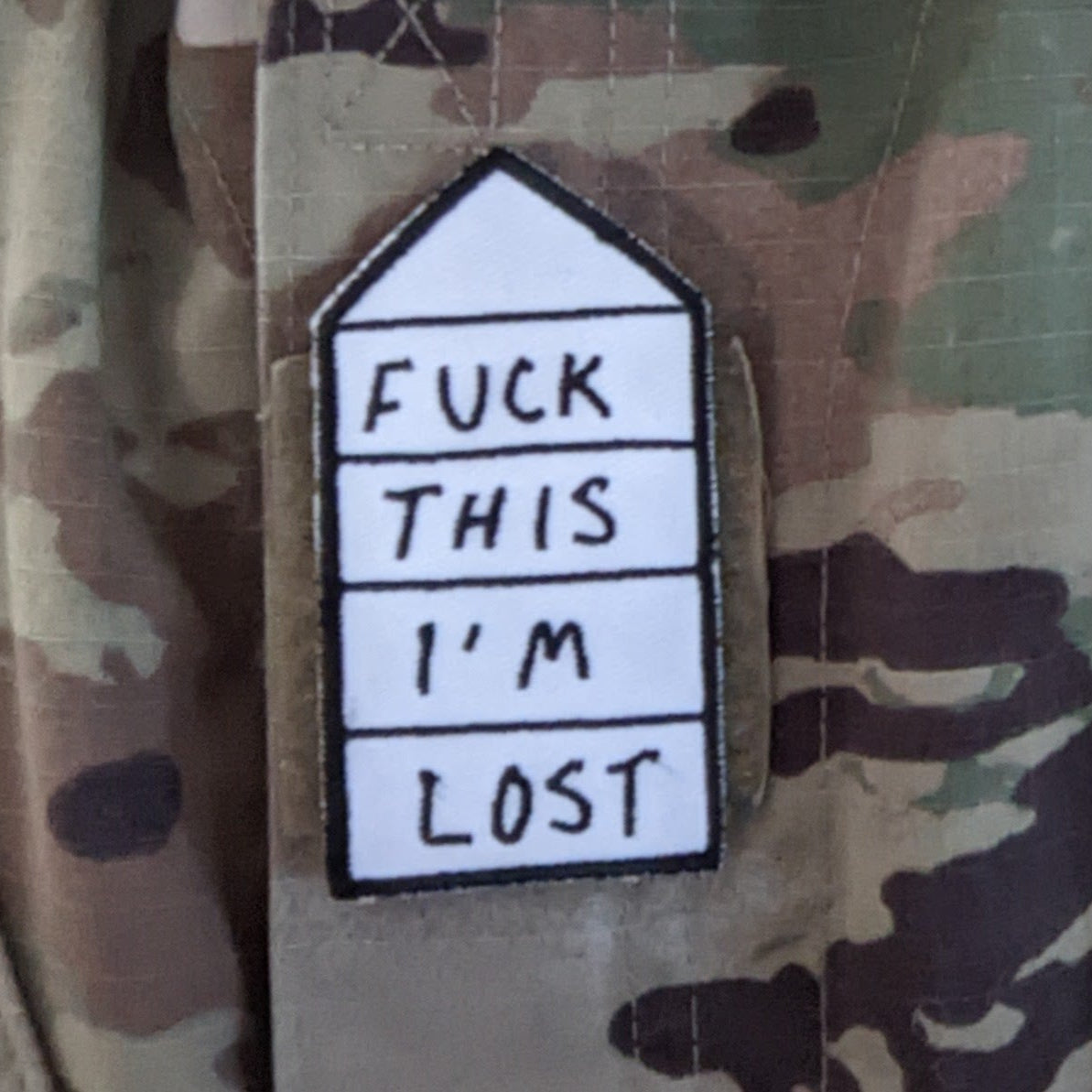 Fuck this I'm lost Doghouse (Sticker / Patch)