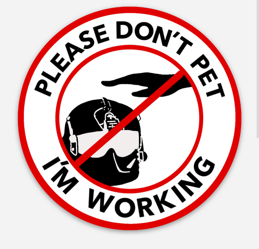 Service (crew)Dog Patch/Sticker