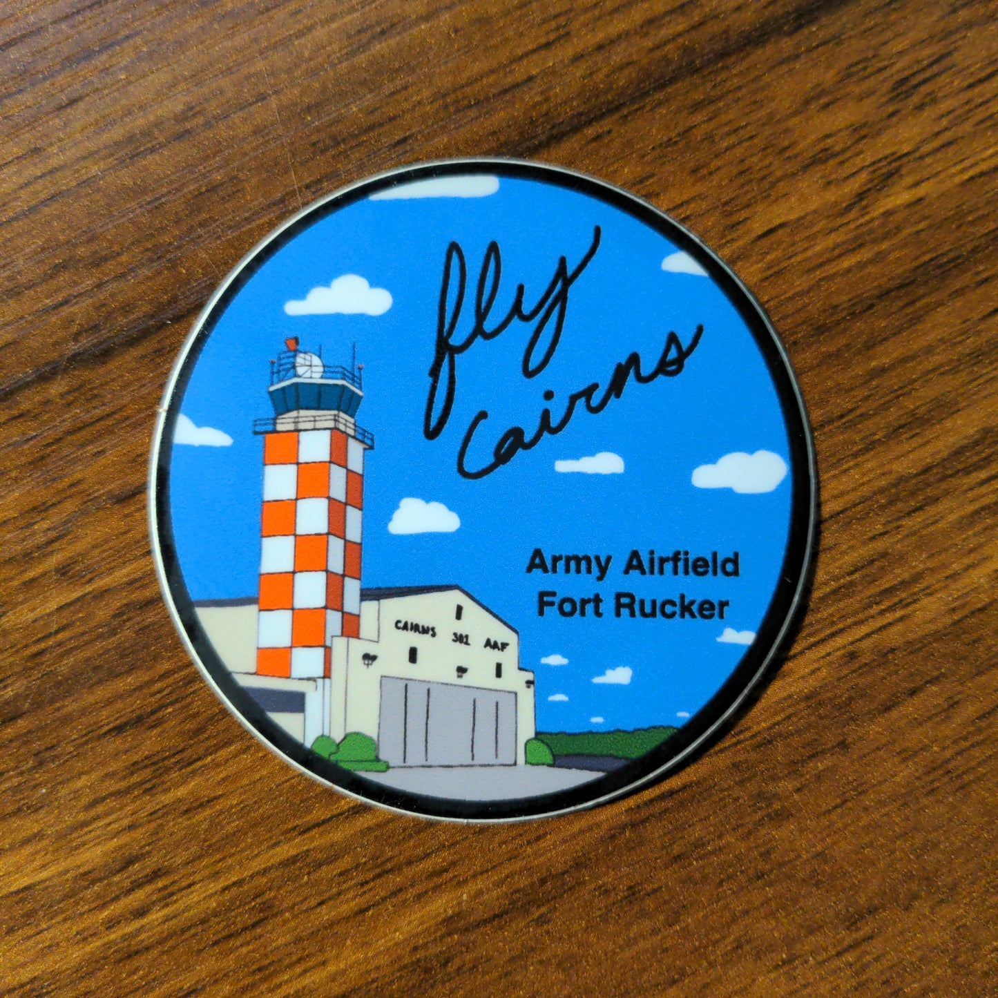 Fly Cairns KOZR army airfield sticker