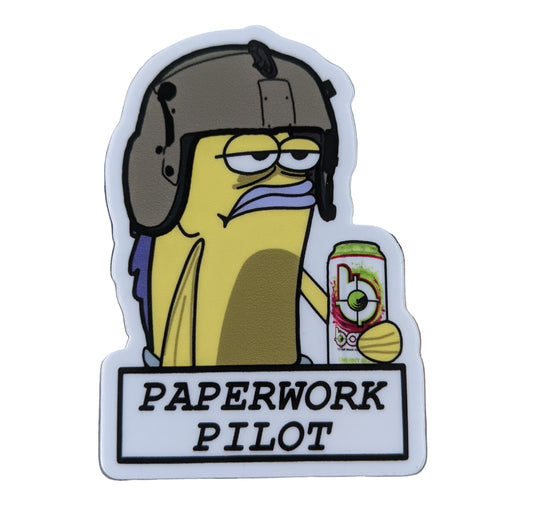 Paperwork Pilot Sticker